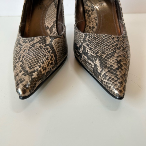 Rampage Maria Metallic Snakeskin Heels, Size 8 1/2 - Picture 2 of 8